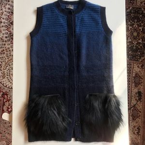 fendi vest with fur pockets